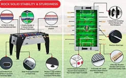 KICK Legend 55″ Foosball Table Gray