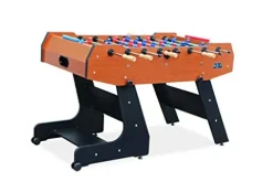 KICK Majesty 55″ Folding Foosball Table Brown