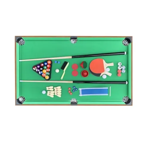 KICK Pentacle 55″ 5-in-1 Multi Game Table Brown