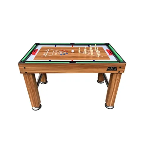 KICK Pentacle 55″ 5-in-1 Multi Game Table Brown