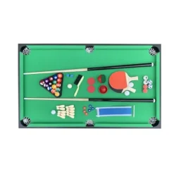 KICK Pentacle 55″ 5-in-1 Multi Game Table Black