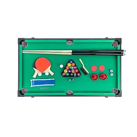 KICK Quad 48″ 4-in-1 Multi Game Table Black