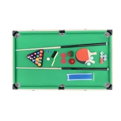 KICK Quatro 55″ 4-in-1 Multi Game Table Brown