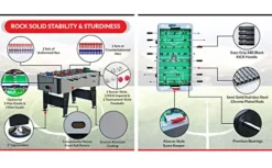 KICK Symphony 55″ Foosball Table Gray