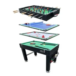 KICK Tetrad 55″ 4-in-1 Multi Game Table Black