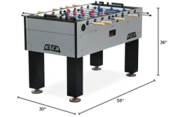KICK Titan 55″ Tournament Foosball Table Gray
