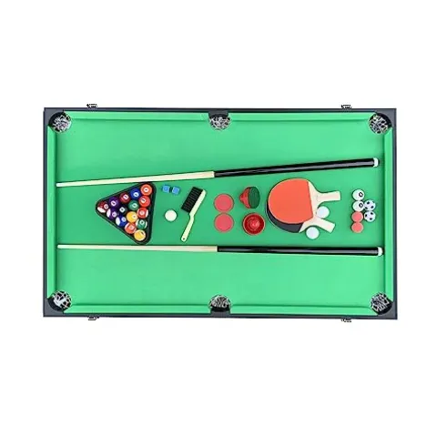 KICK Trilogy 55″ 3-in-1 Multi Game Table Black