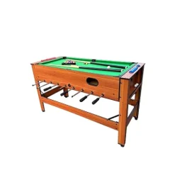 KICK Twain 48″ 2-in-1 Multi Game Table Brown