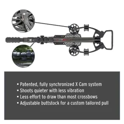 Killer Instinct Diesel-X Crossbow Bundle with Case and Arrows