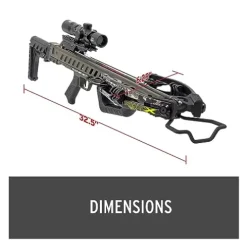 Killer Instinct Diesel-X Crossbow Bundle with Case and Arrows