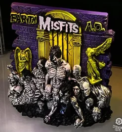 Knucklebonz Misfits Earth A.D. 3D Vinyl Collectible Statue Multicolor