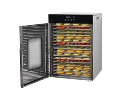 Kolice Commercial High Capacity 16-Tier Food Dehydrator with Digital Control