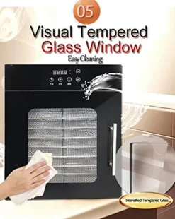 Kolice Commercial High Capacity 16-Tier Food Dehydrator with Digital Control