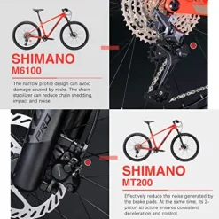 KOOTU Carbon Mountain Bike Red