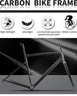 KOOTU Carbon Road Bike Blue Pink