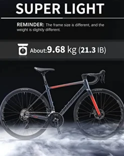 KOOTU Carbon Road Bike Blue Pink