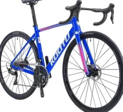 KOOTU Carbon Road Bike 700C Fiber Frame Racing Bicycle Shimano Sora R3000 Blue Pink