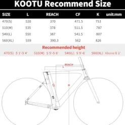 KOOTU Carbon Road Bike Grey