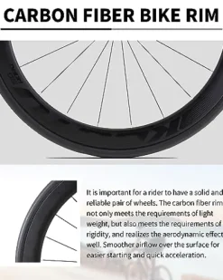 KOOTU Carbon Road Bike Lightweight Bicycle with Shimano 105 R7000 Groupset Black Red