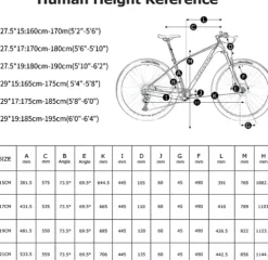 KOOTU Mountain Bicycle Deck 6.1 Carbon Fiber Black
