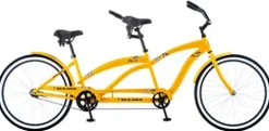 Kulana Lua Tandem Adult Beach Cruiser Bike Yellow