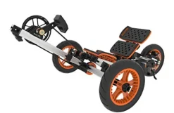 KZPFER 20-in-1 Kids Go Kart & Scooter Kit with Snow Upgrade Package Orange