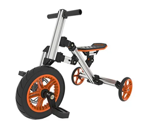 KZPFER 20-in-1 Kids Go Kart & Scooter Kit with Snow Upgrade Package Orange