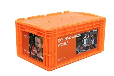 KZPFER 20-in-1 Kids Go Kart & Scooter Kit with Snow Upgrade Package Orange