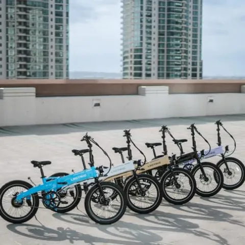 LECTRIC XP Lite 2.0 Folding Electric Bike 45 Mile Range JW Black