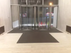 Legendary Doormats Super Berber Matting with Rubber Edging Cardinal Red 10′ x 12”