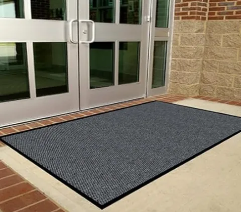 Legendary Doormats Super Berber Matting with Rubber Edging Azure 8′ x 8′