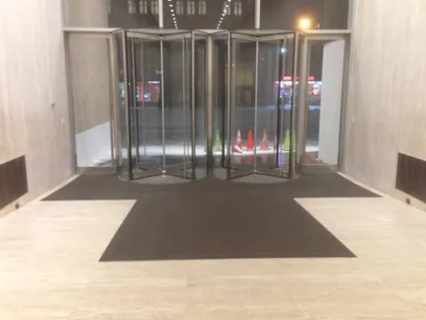 Legendary Doormats Super Berber Matting with Rubber Edging 8′ x 10′ Carbon