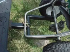 Lesco High Wheel Walk-Behind Fertilizer Spreader with Caddy Bundle