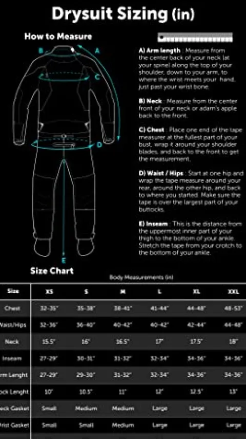 Level Six Cronos Semi-Dry Suit Molten Lava S
