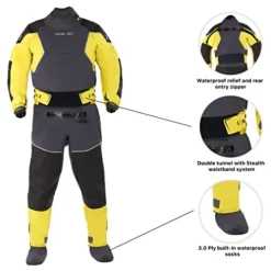 Level Six Emperor Dry Suit Crater Blue