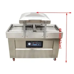 LGXEnzhuo Double Chamber Vacuum Packaging Sealer for Food Saver 110V 1500W
