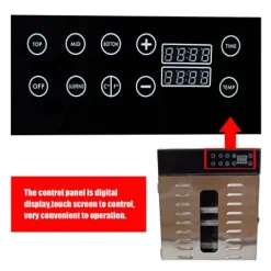 LGXEnzhuo 36-Layer Stainless Steel Food Dehydrator for Fruits, Vegetables, and Pet Treats 110V