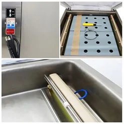 LGXEnzhuo Single Chamber Vacuum Packaging Machine DZ500 for Food Saver 110V 950W