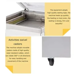 LGXEnzhuo Single Chamber Vacuum Packaging Machine DZ500 for Food Saver 110V 950W