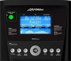 Life Fitness E3 Cross Trainer Elliptical Exercise Machine with Go Console Titanium