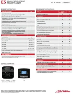 Life Fitness E5 Cross Trainer Elliptical Exercise Machine with Go Console Titanium