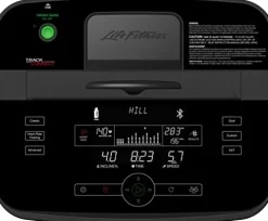 Life Fitness T5 Treadmill with Track Connect Console Gray