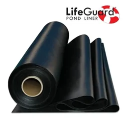 LifeGuard Pond Liner 25 ft. x 45 ft. 45 Mil EPDM Rubber Black