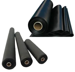 LifeGuard Pond Liner 10 ft. x 100 ft. 45 Mil EPDM Rubber Underlayment Combo Black