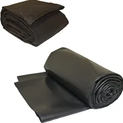 LifeGuard Pond Liner 25 ft. x 80 ft. 45 Mil EPDM Rubber and Underlayment Combo Black