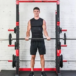 Lifeline Olympic Weight Plate Set with Bar and Collars Black