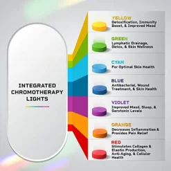 LifePro 1 Person Far Infrared Home Sauna Brown