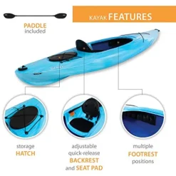 Lifetime Cruze 100 Sit-in Kayak 2-Pack Sky Fusion