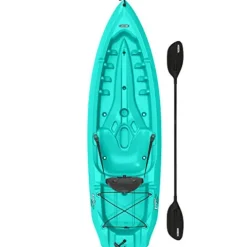 Lifetime Daylite 80 Sit-On-Top Fishing Kayak Paddle Included Aqua