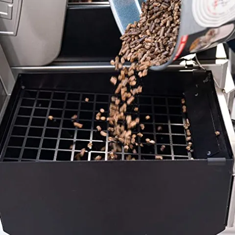 Lifetime Gas Grill and Wood Pellet Smoker Combo with WiFi and Bluetooth Control Black & Silver